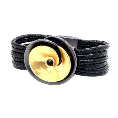 Bracelet magnetic clasp Gunmetal