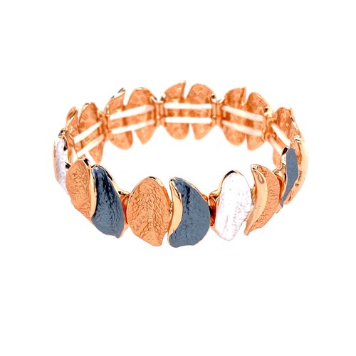 Bracelet Élastique En Forme De Clôture Tricolore Bijoux Pour