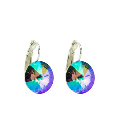 Earrings crystal stone 14mm - Paradise Shine