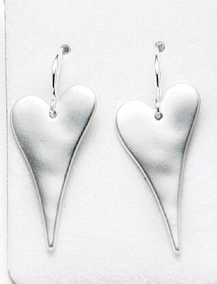 Ganci per le orecchie spazzolati rodiati