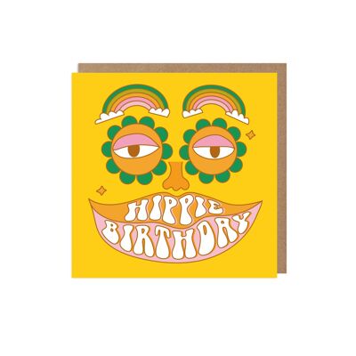 Hippie-Geburtstagskarte