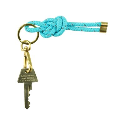 Key knot (turquoise reflect)