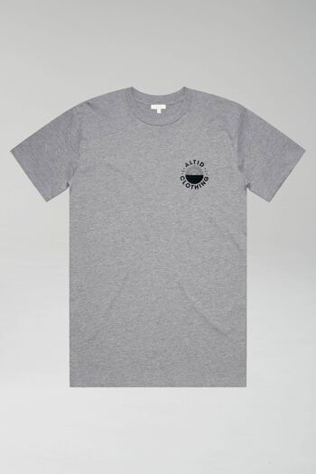 t-shirt graphique gris 4