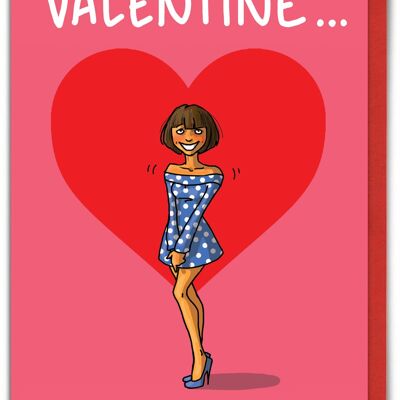 Minge Twinge Funny Valentines Card