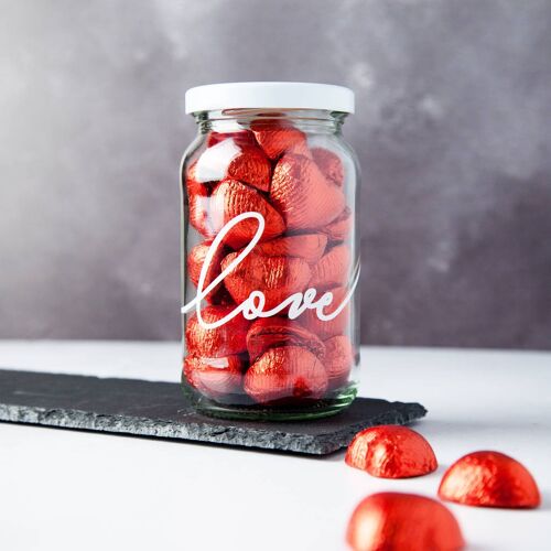 Glass ‘LOVE’ Treat Jar