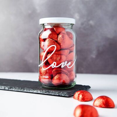 'LOVE' Treat Jar aus Glas