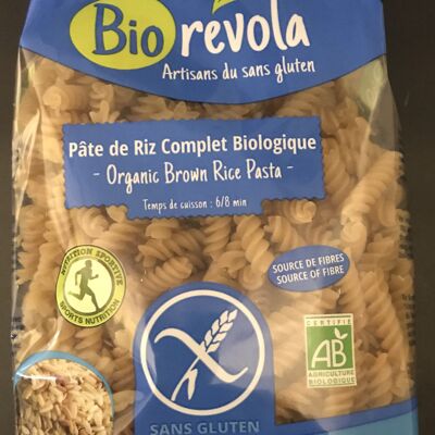 ORGANIC FUSILLI RÉVOLA WHOLE RICE