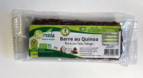 Barre au quinoa - coco/cacao/chataigne