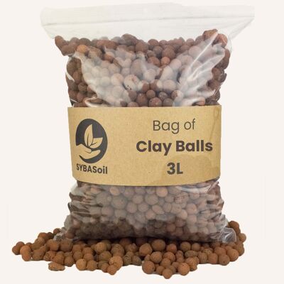 Balles d'argile LECA | 3L | Hydroponique | Boutures | Propagation | Substrat de terrarium