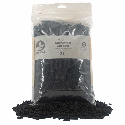 Activated carbon | 3L | Filters toxins | Potting soil | Terrarium filtration