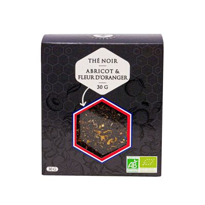 Tè Nero Biologico Albicocca e Fiori d'Arancio (sfuso)
