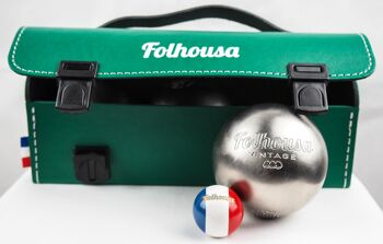 Kit de Pétanque Folhousa X Obut Vert 3