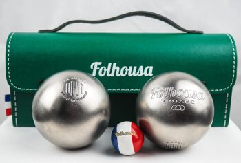 Kit de Pétanque Folhousa X Obut Vert 2