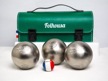 Kit de Pétanque Folhousa X Obut Vert 1