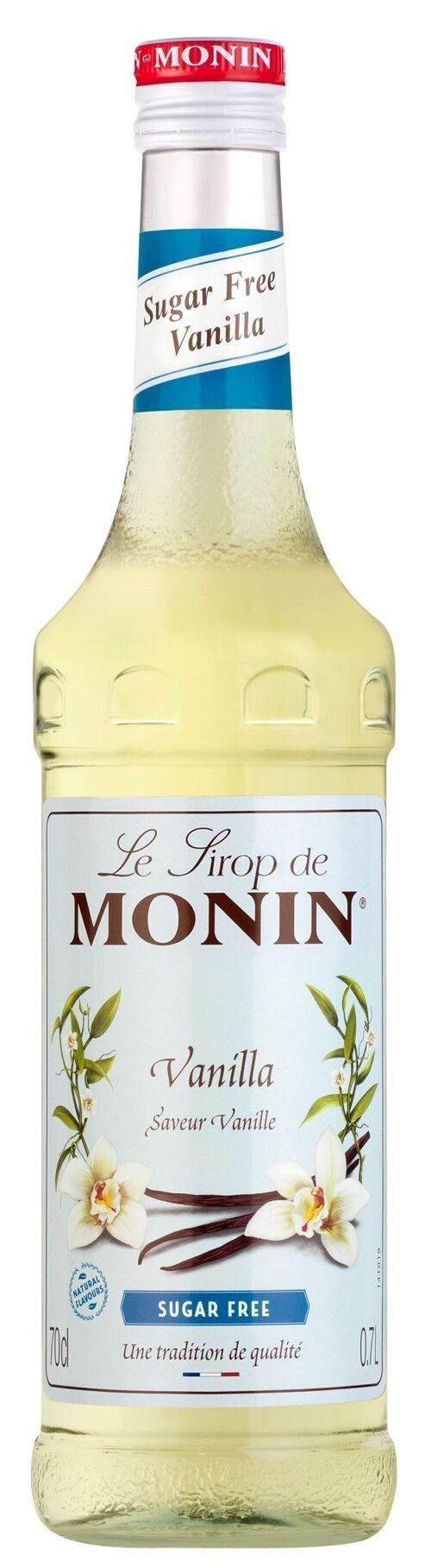 Sans sucre Vanille pour aromatiser vos boissons chaudes de fête des mères - Arômes naturels - 70cl