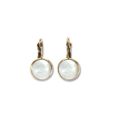 TARA Boucles d'oreilles nacre or