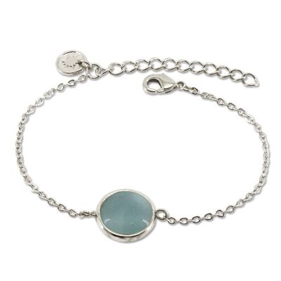 BIOT bracelet pierre fine amazonite argent