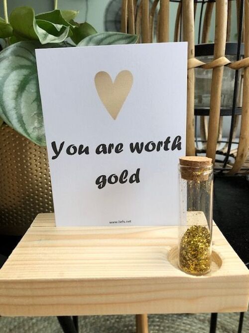 Cardholder 'You are worth gold'