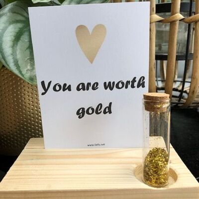 Cardholder 'You are worth gold'