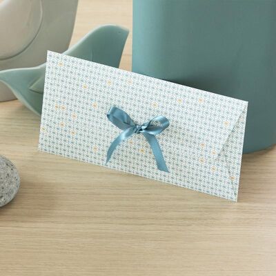Reusable MAUD gift envelope - Diamond Blue