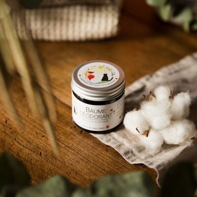 Deodorant balm without essential oils