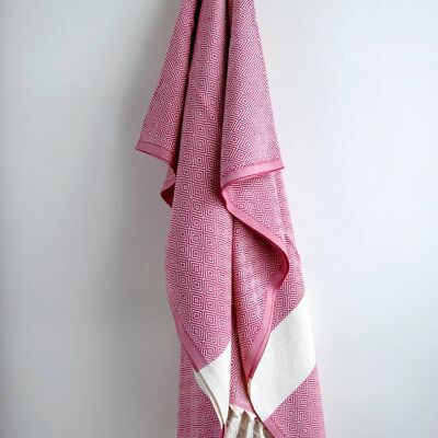 Red Diamond Turkish Towel