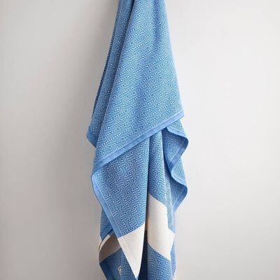 Royal Blue Diamond Turkish Towel