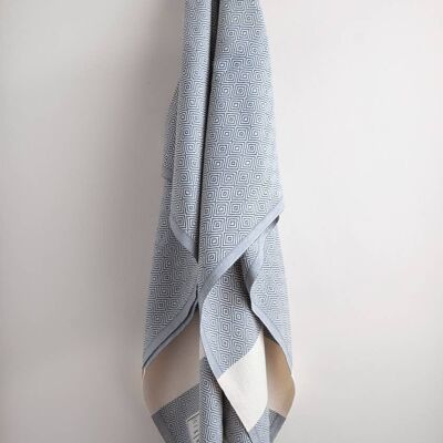 Dark Grey Diamond Turkish Towel