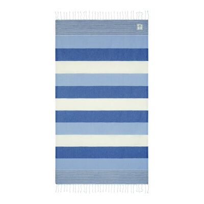 Blue Grey Balat Turkish Towel