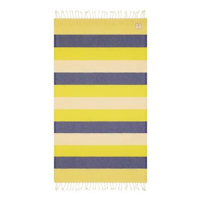 Blue Yellow Balat Turkish Towel