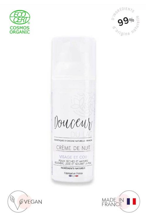 Crème de nuit (Night cream) – Certifiée bio