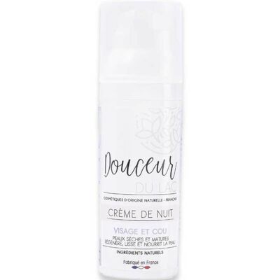 Crème de nuit (Night cream) – Certifiée bio