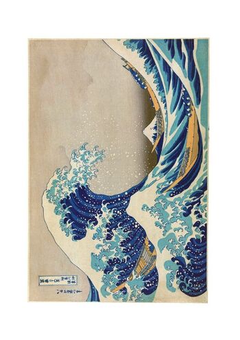 Tableau sur Toile Hokusai 40 X 50 3