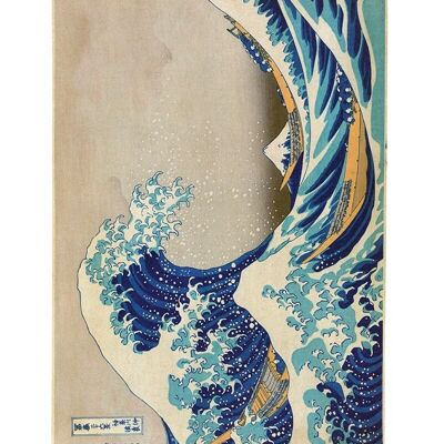 Stampa su tela Hokusai 40 X 50