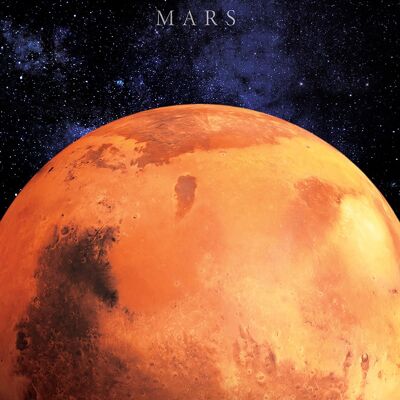 Canvas Print Mars 40 X 50