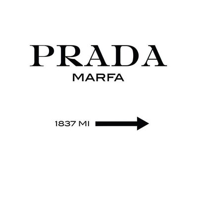 Prada Leinwanddruck 30 X 40