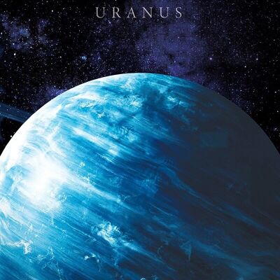 Uranus Canvas Print 40 X 50