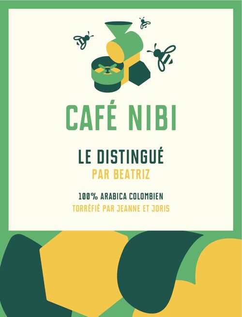 Café Nibi - Arabica Colombien - Le Distingué par Beatriz - 5 KG