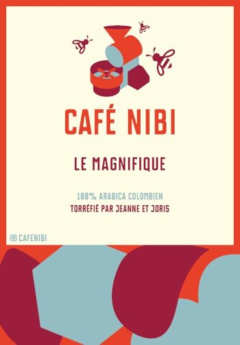 Café Nibi - Arabica Colombien - Le Magnifique par Asorcafé - 1 kg 2