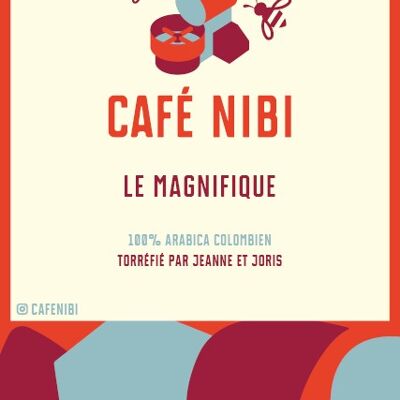 Café Nibi - Arabica Colombien - Le Magnifique par Asorcafé - 5 KG