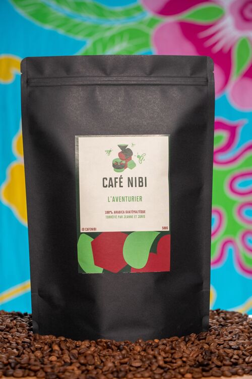 Café Nibi - Arabica Guatemala - L'Aventurier par la Famille Ovalle - 1 kg