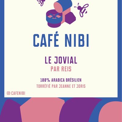 Café Nibi - Arabica Brésilien - Le Jovial par Reis - 5 KG
