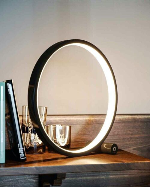 Lampe décorative tactile ronde et design LED - HENG Touch 25 cm