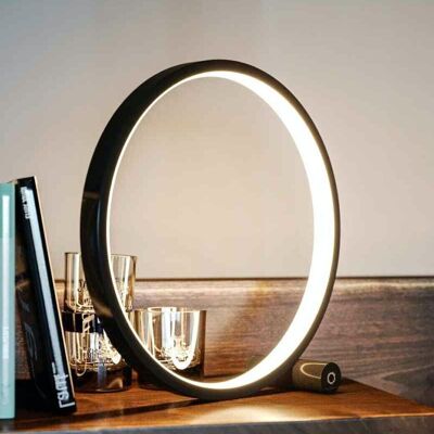 Lampe décorative tactile ronde et design LED - HENG Touch 25 cm