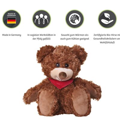 welliebellies® ours en peluche chaud grand