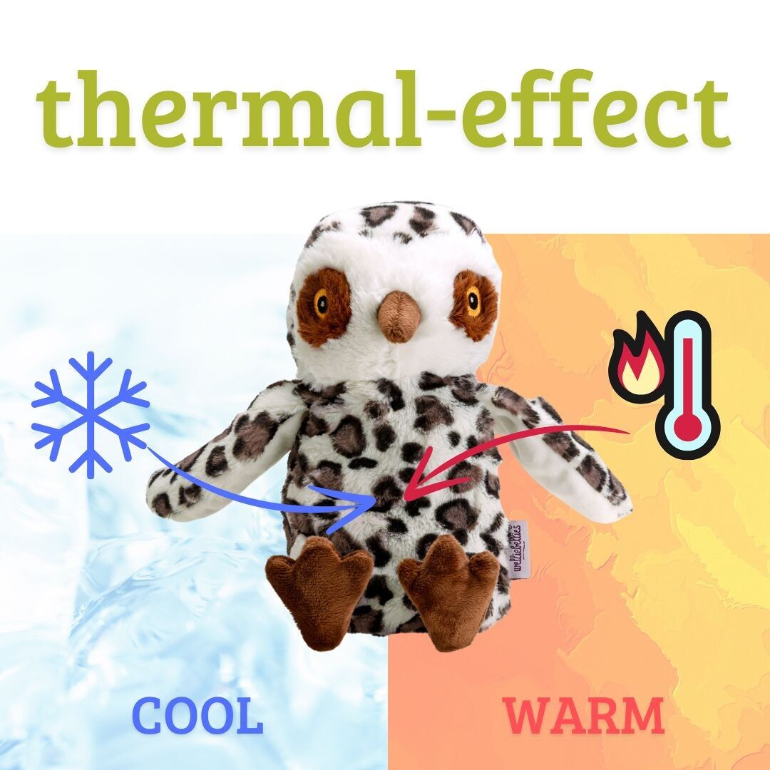 búho de peluche calentito welliebellies® grande