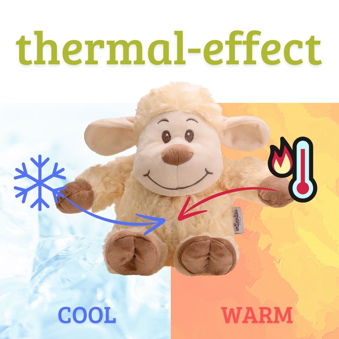 Welliebellies® cálido peluche ovejita grande