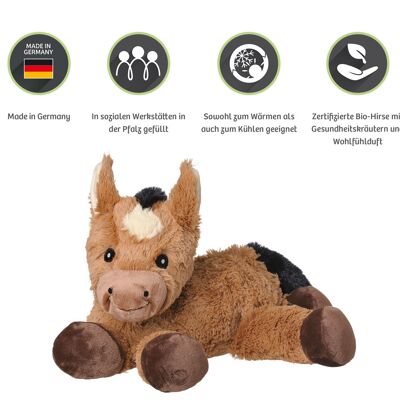 welliebellies® heat cuddly toy horse large