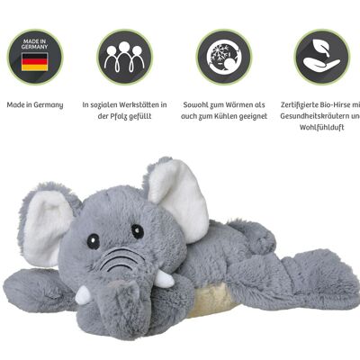 welliebellies® heated cuddly toy elephant large