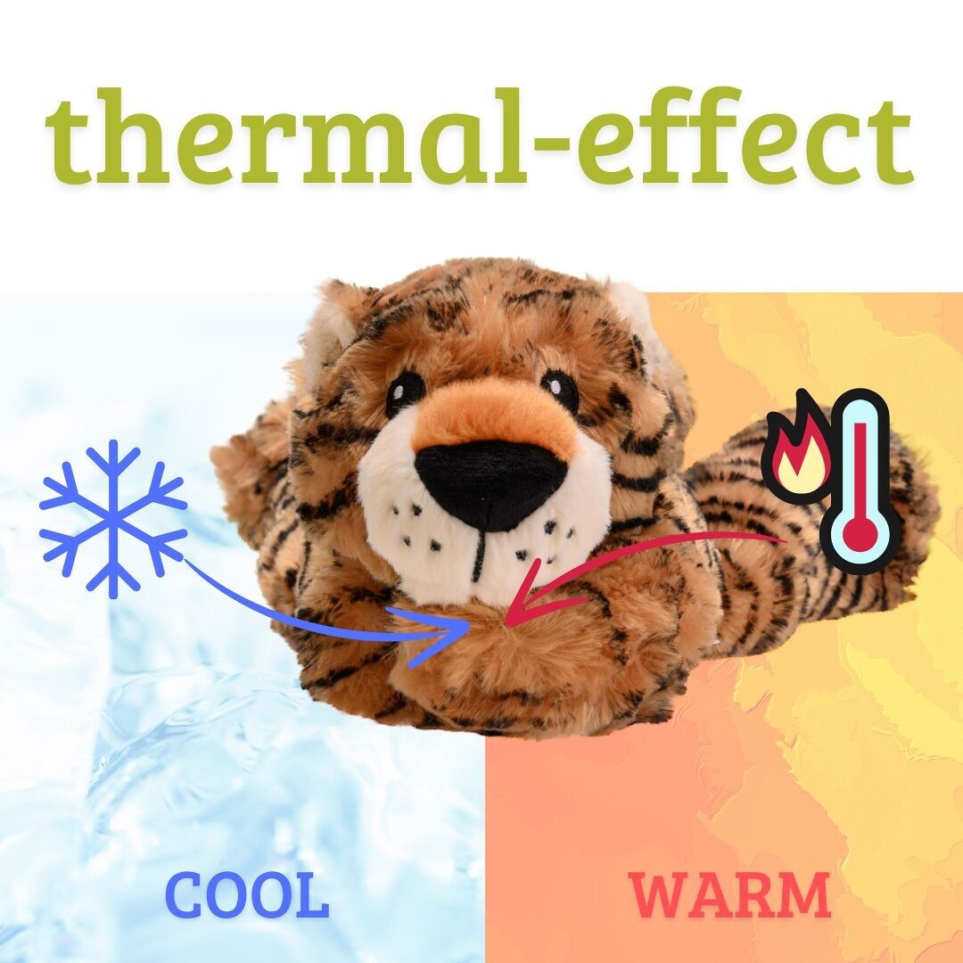 welliebellies® caldo peluche tigre grande